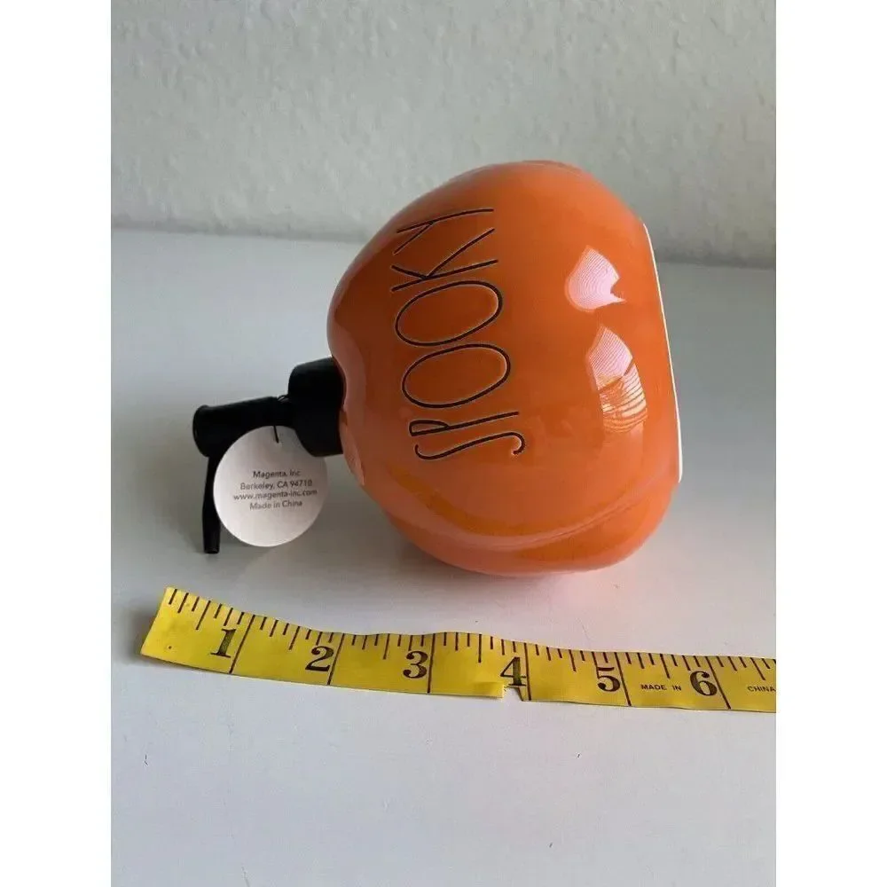 Rae Dunn “Spooky” Pumpkin Soap Lotion Dispenser Halloween 2022 NEW‎